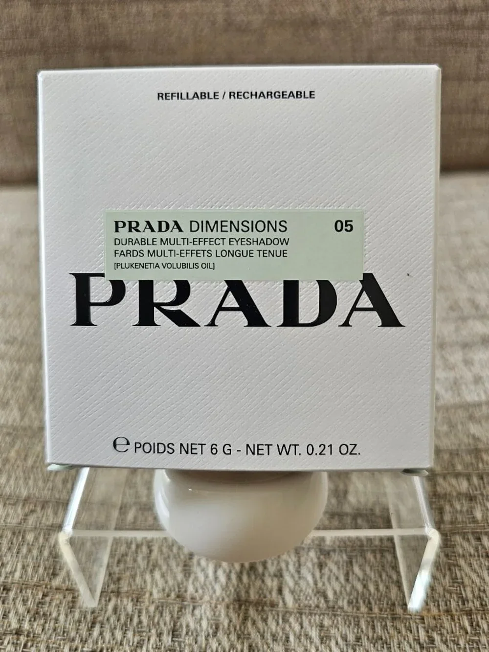 Prada Dimensions Durable Multi-Effect Eyeshadow Palette – Shade 05 (0.21 oz / 6